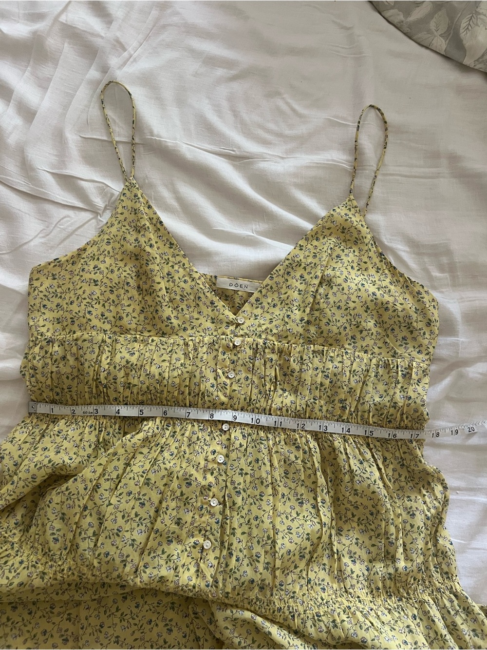 Doen Irina Yellow Floral Maxi Dress - Picture 13 of 13